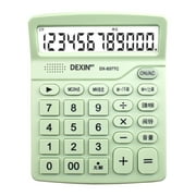 MERILER 12-Digit Large Display Desktop Calculator with Big Button Design and Musical Alarm Function